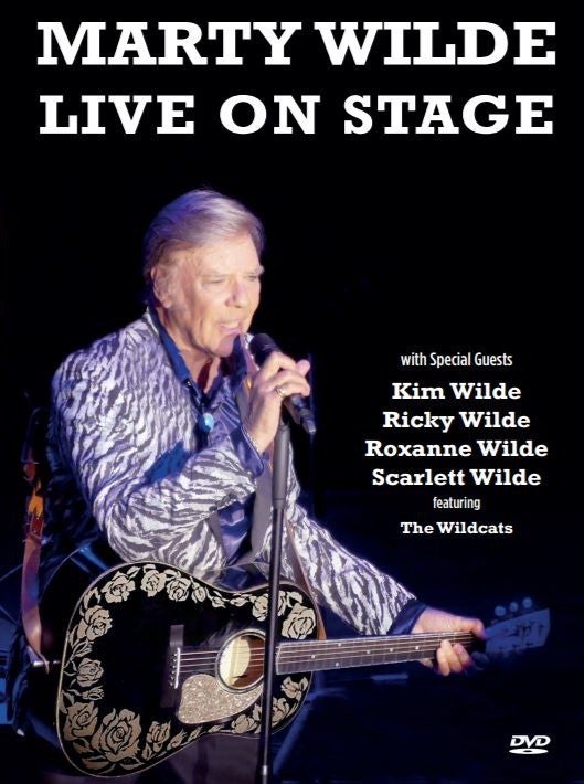 2024 -DVD Release -MARTY WILDE Live On Stage 2022 - BACK IN STOCK